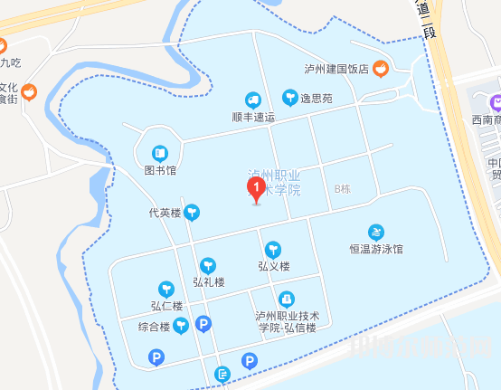 瀘州職業(yè)技術(shù)師范學院2023年地址在哪里